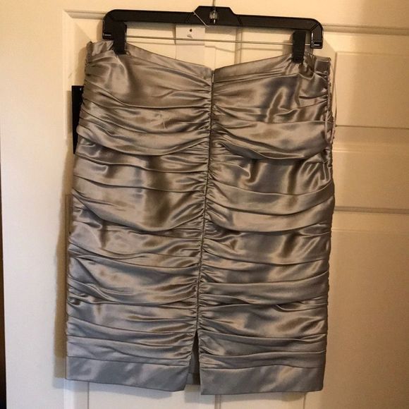 NWT Carmen Marc Valvo Silk Skirt - Picture 4 of 7